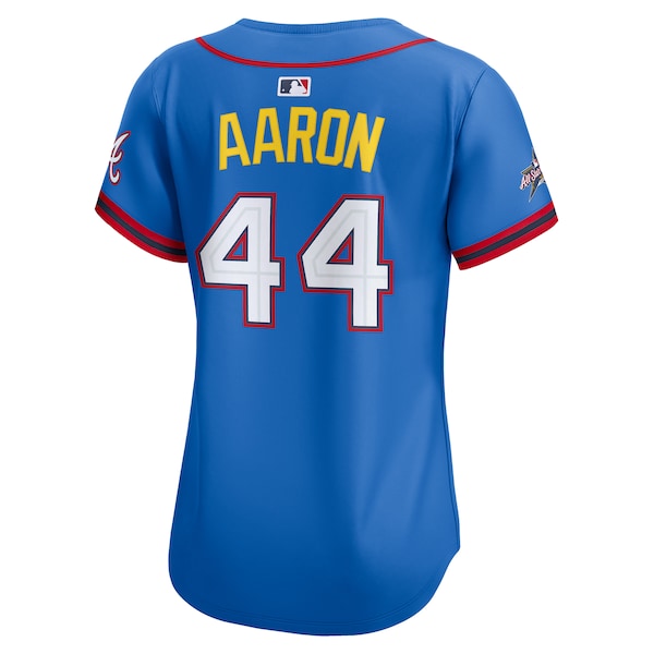 Hank Aaron National League Nike Women's 2025 All-Star Game Home Run Derby Jersey - Blue