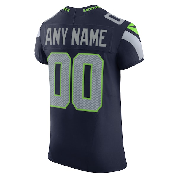 Seattle Seahawks Nike Vapor F.U.S.E. Elite Custom Jersey - College Navy