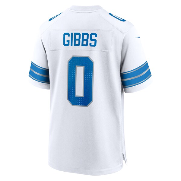 Jahmyr Gibbs Detroit Lions Nike Game Player Jersey - White