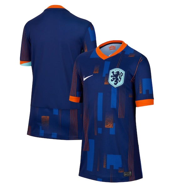 Netherlands National Team Nike Youth 2024 Away Replica Jersey - Blue
