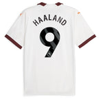 Erling Haaland Manchester City Puma 2023/24 Away Replica Jersey - White