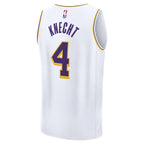 Dalton Knecht Los Angeles Lakers  Youth Fast Break Replica Player Jersey - Association Edition - White