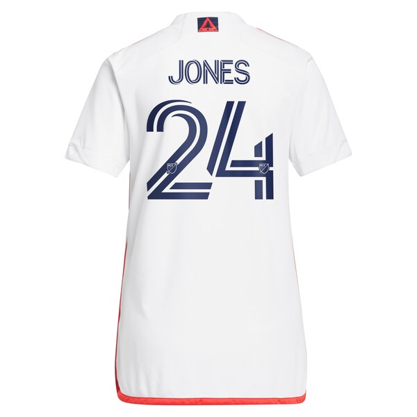 DeJuan Jones New England Revolution adidas Women's 2024 Defiance Replica Jersey - White