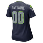 Seattle Seahawks Nike Women's 50th Season Team Custom Game Jersey - College Navy/Royal/Neon Green