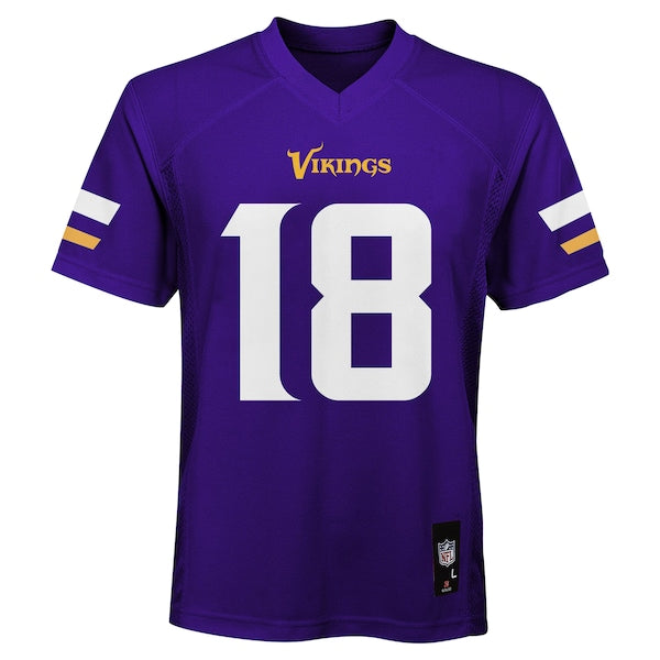 Justin Jefferson Minnesota Vikings Preschool Replica Player Jersey - Purple
