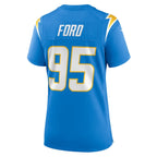 Poona Ford Los Angeles Chargers Nike Women's Team Game Jersey -  Powder Blue