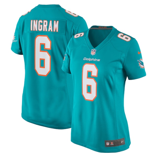 Melvin Ingram Miami Dolphins Nike Women's Home Game Player Jersey - Aqua