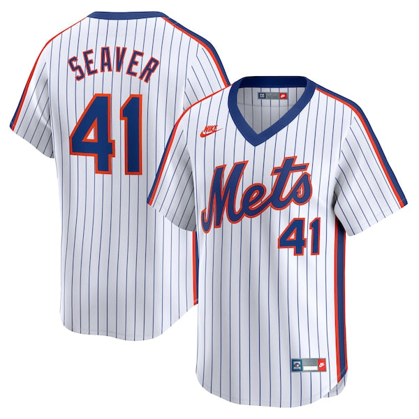 Tom Seaver New York Mets Nike Throwback Cooperstown Limited Jersey - White