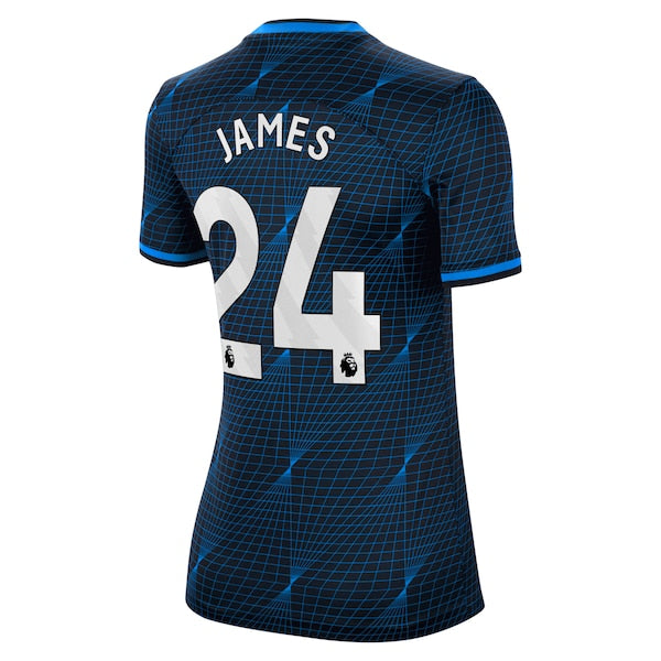 Reece James Chelsea Nike Women's 2023/24 Away Stadium Replica Player Jersey - Navy/Blue