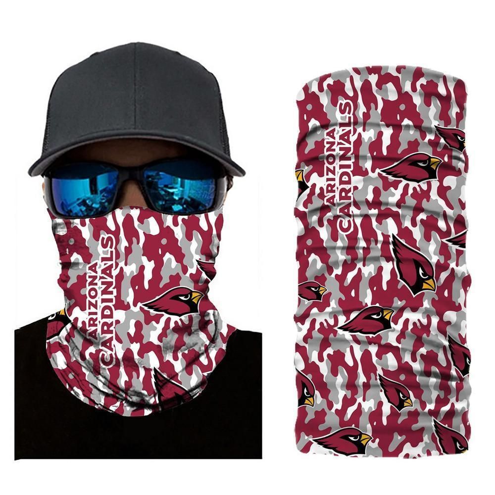 CAMO ARIZONA CARDINALS FACE MASK BANDANAS