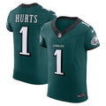 Jalen Hurts Philadelphia Eagles Nike Alternate Vapor F.U.S.E. Elite Jersey - Midnight Green/Black/Kelly Green