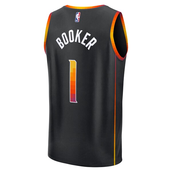 Devin Booker Phoenix Suns  Fast Break Replica Player Jersey - Statement Edition - Black