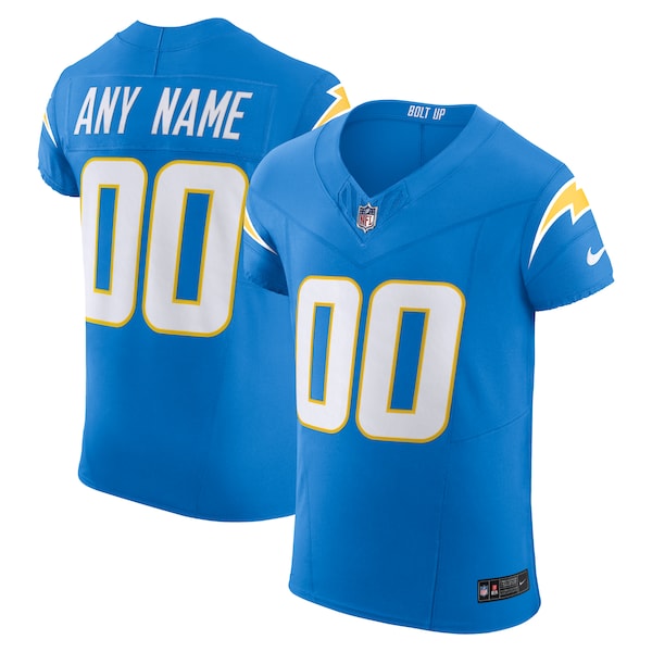Los Angeles Chargers Nike  Vapor F.U.S.E. Elite Custom Jersey - Powder Blue
