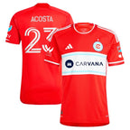 Kellyn Acosta Chicago Fire adidas 2024 Return To Red Authentic Player Jersey - Red
