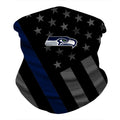 SEATTLE SEAHAWKS & AMERICAN FLAG FACE MASK BANDANAS
