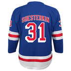 Igor Shesterkin New York Rangers Youth Home Replica Player Jersey - Blue/Navy