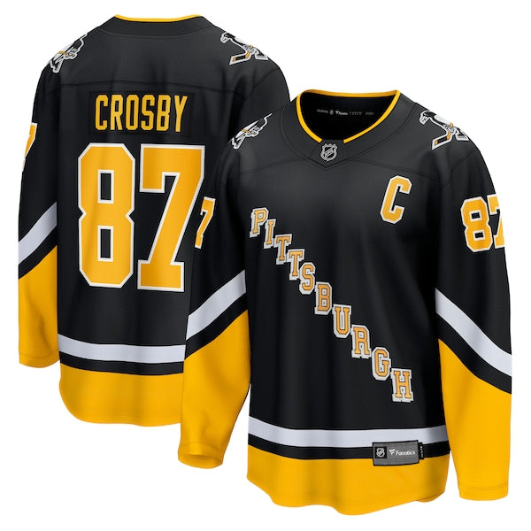 Sidney Crosby Pittsburgh Penguins  2021/22 Alternate Premier Breakaway Player Jersey - Black
