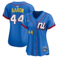 Hank Aaron National League Nike Women's 2025 All-Star Game Home Run Derby Jersey - Blue