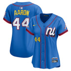 Hank Aaron National League Nike Women's 2025 All-Star Game Home Run Derby Jersey - Blue