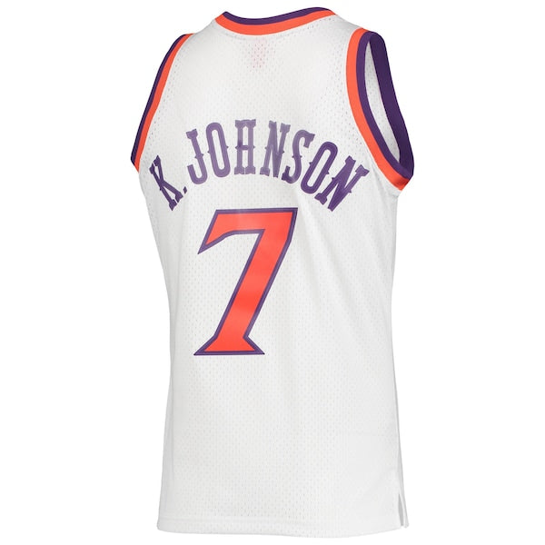 Kevin Johnson Phoenix Suns 1988/89 Hardwood Classics Swingman Jersey - White