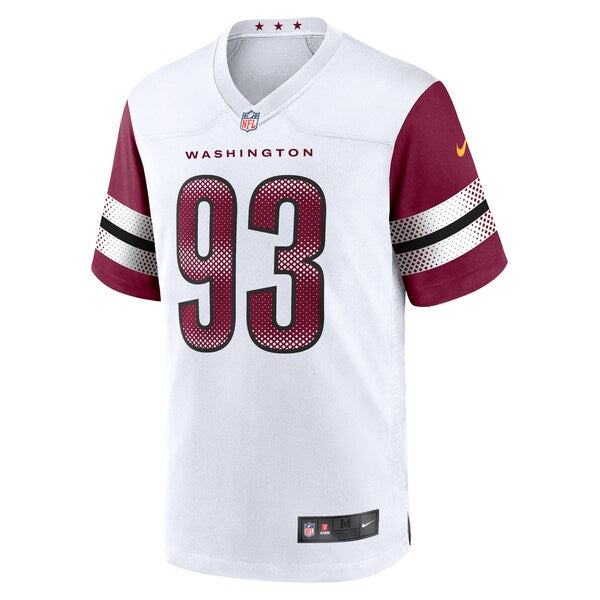 Jonathan Allen Washington Commanders Nike Game Jersey - White/Black/Burgundy