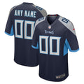 Tennessee Titans Nike Custom Jersey - Navy
