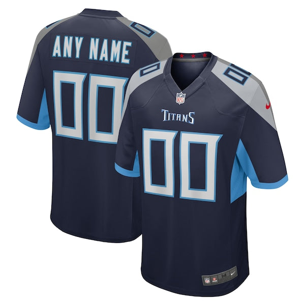 Tennessee Titans Nike Custom Jersey - Navy
