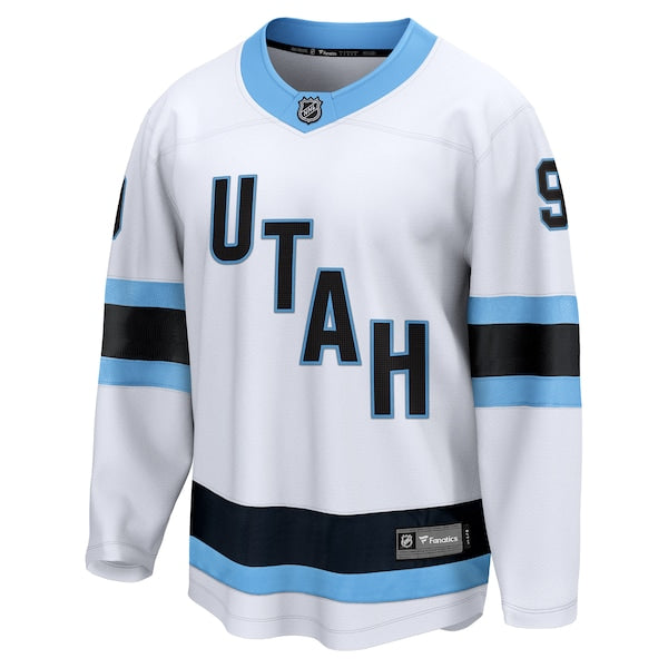 Clayton Keller Utah Hockey Club  Breakaway Player Jersey - White/Black