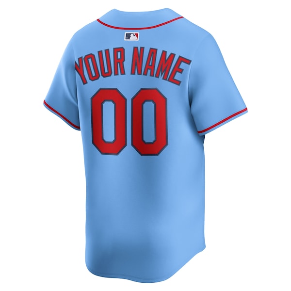 St. Louis Cardinals Nike Alternate Limited Custom Jersey - Light Blue/White