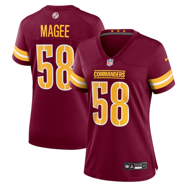 Jordan Magee Washington Commanders Nike Women's  Game Jersey -  Burgundy