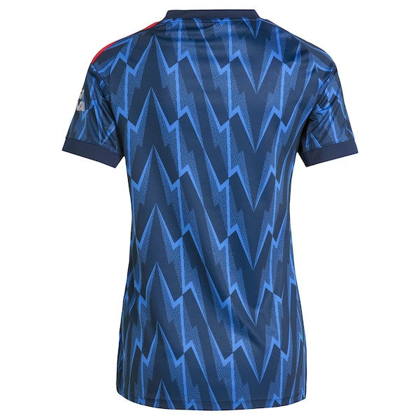 Arsenal adidas Women's 2025/26 Away Replica Jersey - Blue/Red