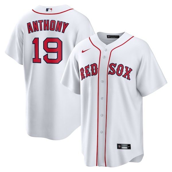 Roman Anthony Boston Red Sox Nike Home Replica Jersey - White