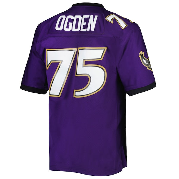 Jonathan Ogden Baltimore Ravens  Legacy Replica Jersey - Purple