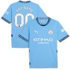 Manchester City Puma 2024/25 Home Replica Custom Jersey - Light Blue