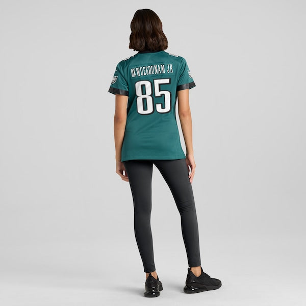 Albert Okwuegbunam Jr. Philadelphia Eagles Nike Women's Team Game Jersey - Midnight Green