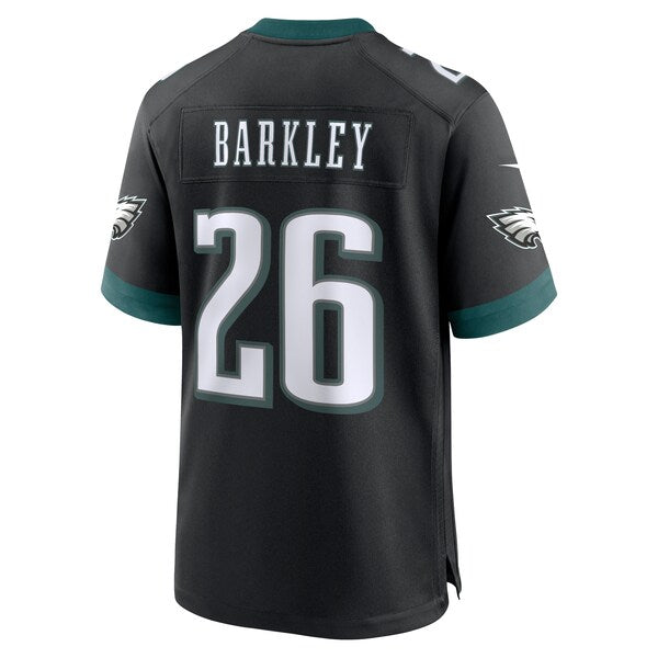 Saquon Barkley Philadelphia Eagles Nike Alternate Game Jersey -  Black/Green/Kelly Green/White