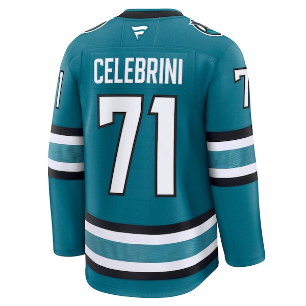 Macklin Celebrini San Jose Sharks  Home Premium Jersey - Teal