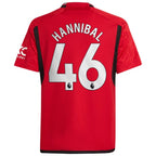 Hannibal Mejbri Manchester United adidas Youth Replica Player Jersey – Red