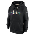 Dallas Cowboys Nike Women's 2025 NFL Crucial Catch Sideline Standard Issue Dri-FIT Hoodie - Black