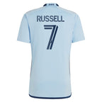 Johnny Russell Sporting Kansas City adidas 2024 Hoops 4.0 Replica Player Jersey - Light Blue