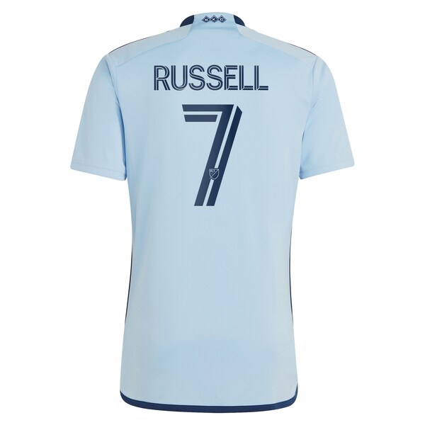 Johnny Russell Sporting Kansas City adidas 2024 Hoops 4.0 Replica Player Jersey - Light Blue