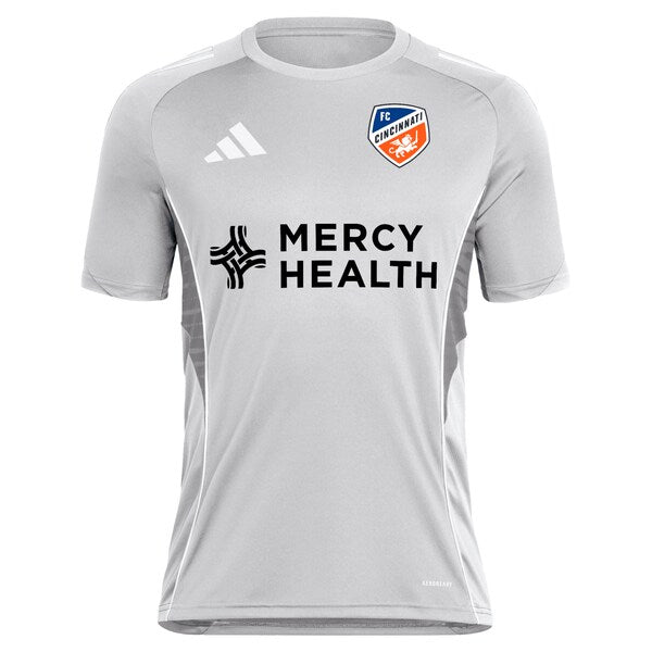FC Cincinnati adidas 2025 Training Jersey - Silver