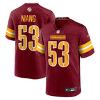 Lucas Niang Washington Commanders Nike Team Game Jersey -  Burgundy