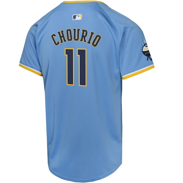 Jackson Chourio Milwaukee Brewers Nike Youth City Connect Limited Player Jersey - Powder Blue
