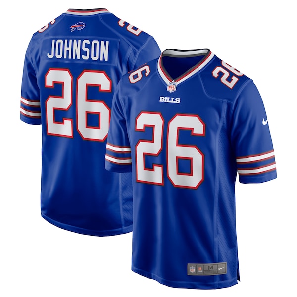 Ty Johnson Buffalo Bills Nike Team Game Jersey -  Royal