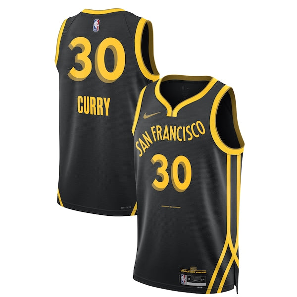 Stephen Curry Golden State Warriors Nike Unisex 2023/24 Swingman Jersey - Black - City Edition