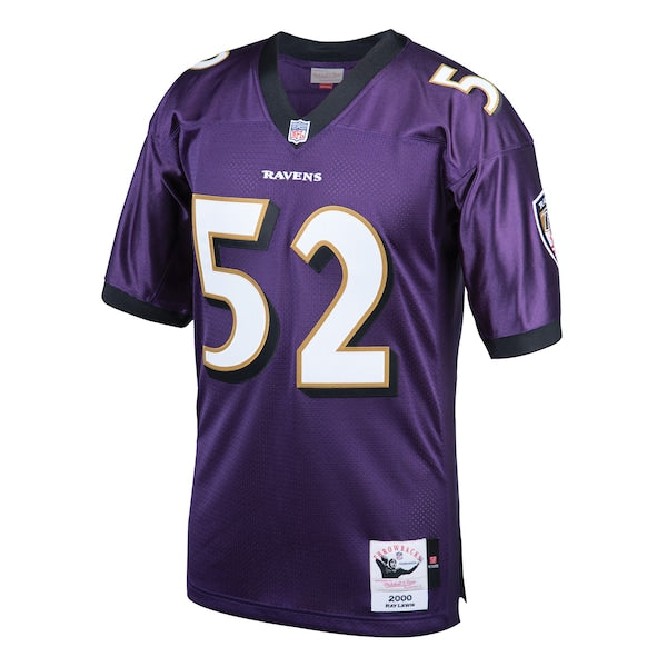 Ray Lewis Baltimore Ravens 2000 Authentic Throwback Retired Player Jersey - Purple