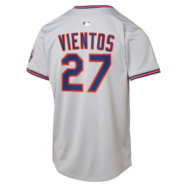 Mark Vientos New York Mets Nike Youth Road Limited Jersey – Gray/Royal