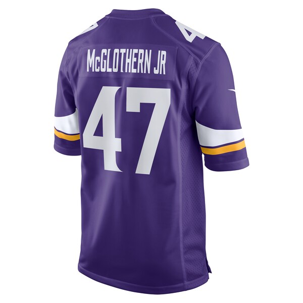 Dwight McGlothern Jr. Minnesota Vikings Nike Game Jersey -  Purple