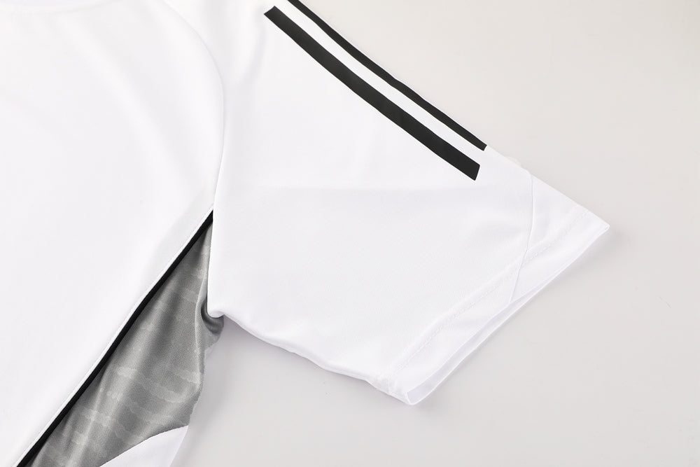 Adidas Short Sleeve Training Jersey Set - AD09- White/Black